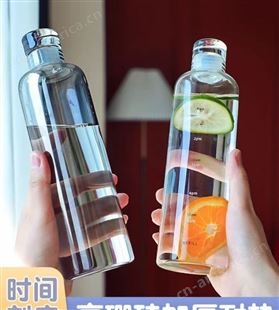 批发定制高硼硅玻璃瓶带刻度的水杯酒瓶泡酒瓶精致美观大气